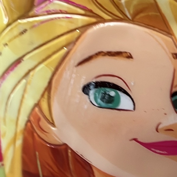 Disney Princess Backpack, Aurora, Tiana, Cinderella, Rapuzel, Milan, Meridia - Picture 3 of 8